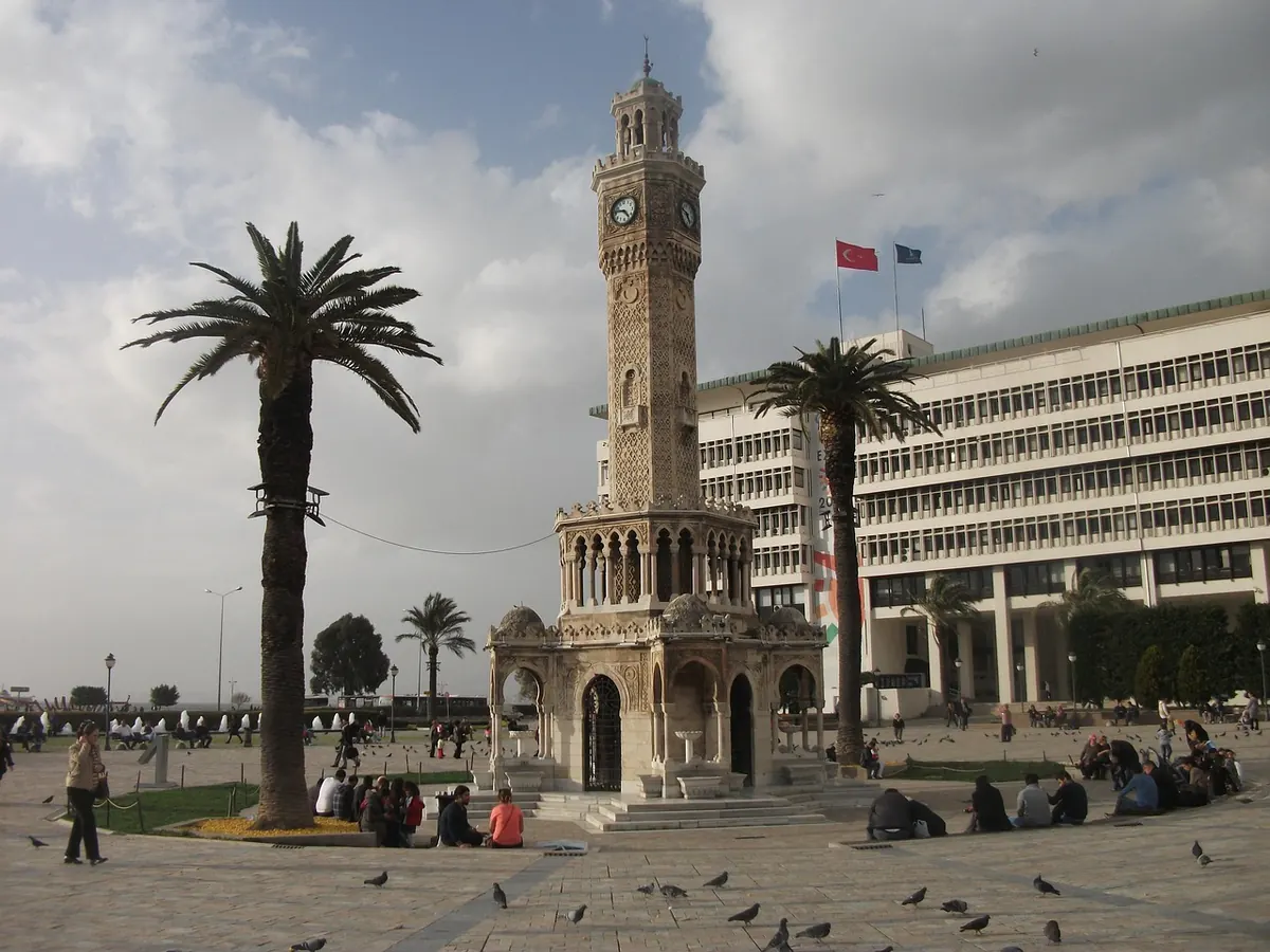The Clock Tower in Konak Square, Izmir