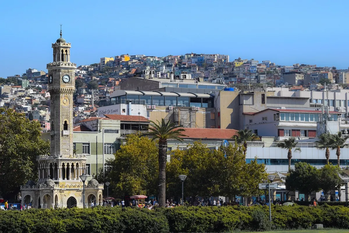 The Izmir skyline with the Clock Tower