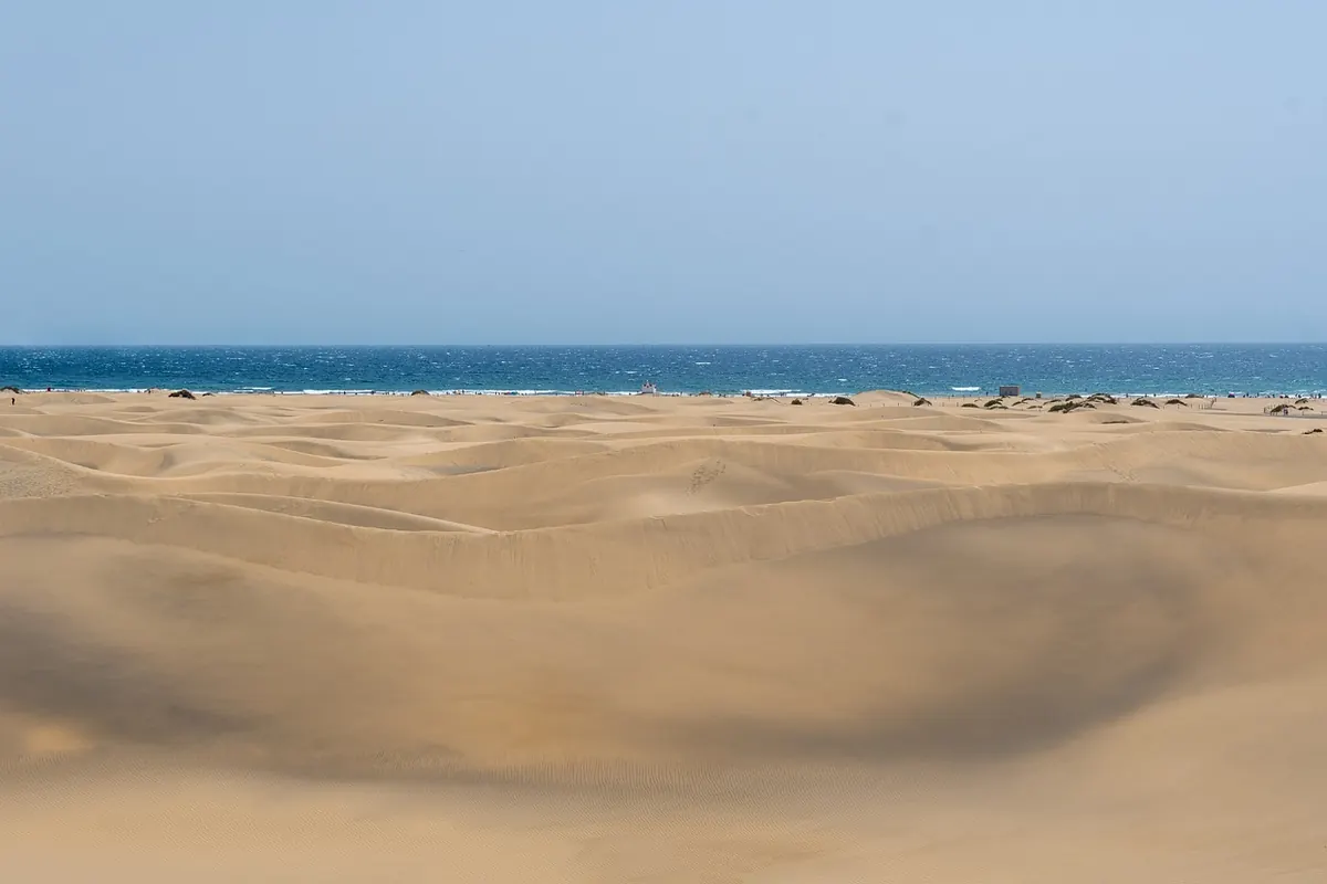 The beach and dunes at Maspalomas