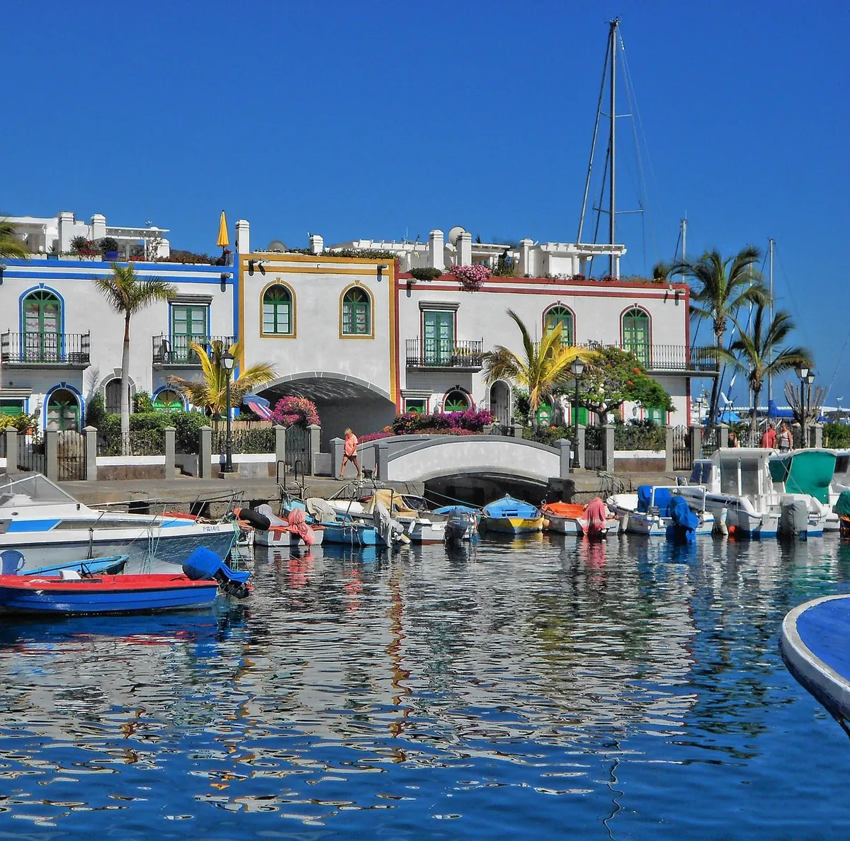The harbour at Puerto de Mogán