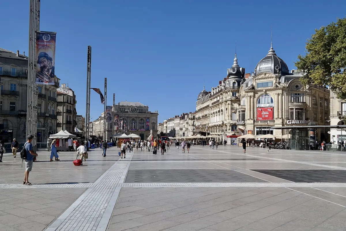 Place de la Comedie in Montpellier