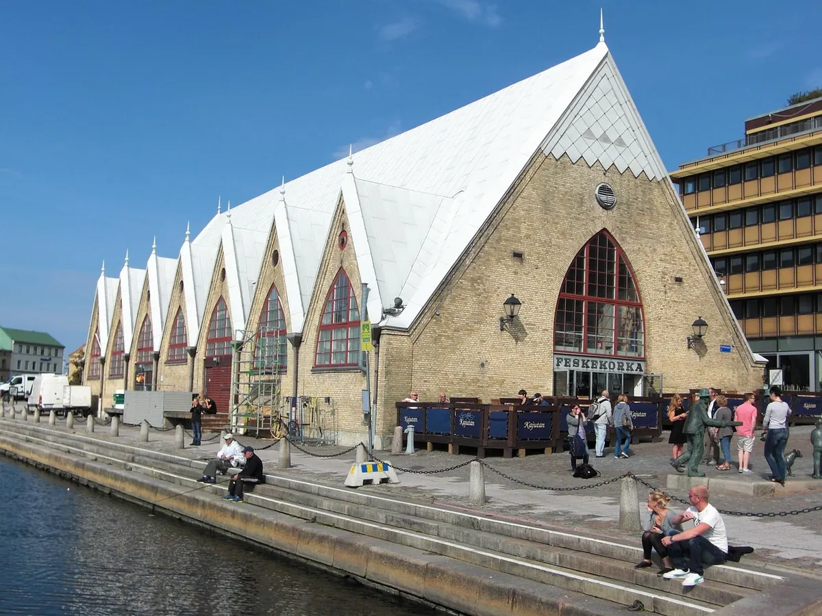 The Feskekorka fish market in Gothenburg