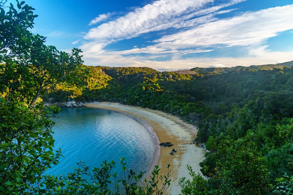 A bay in Abel Tasman National Park near Nelson
