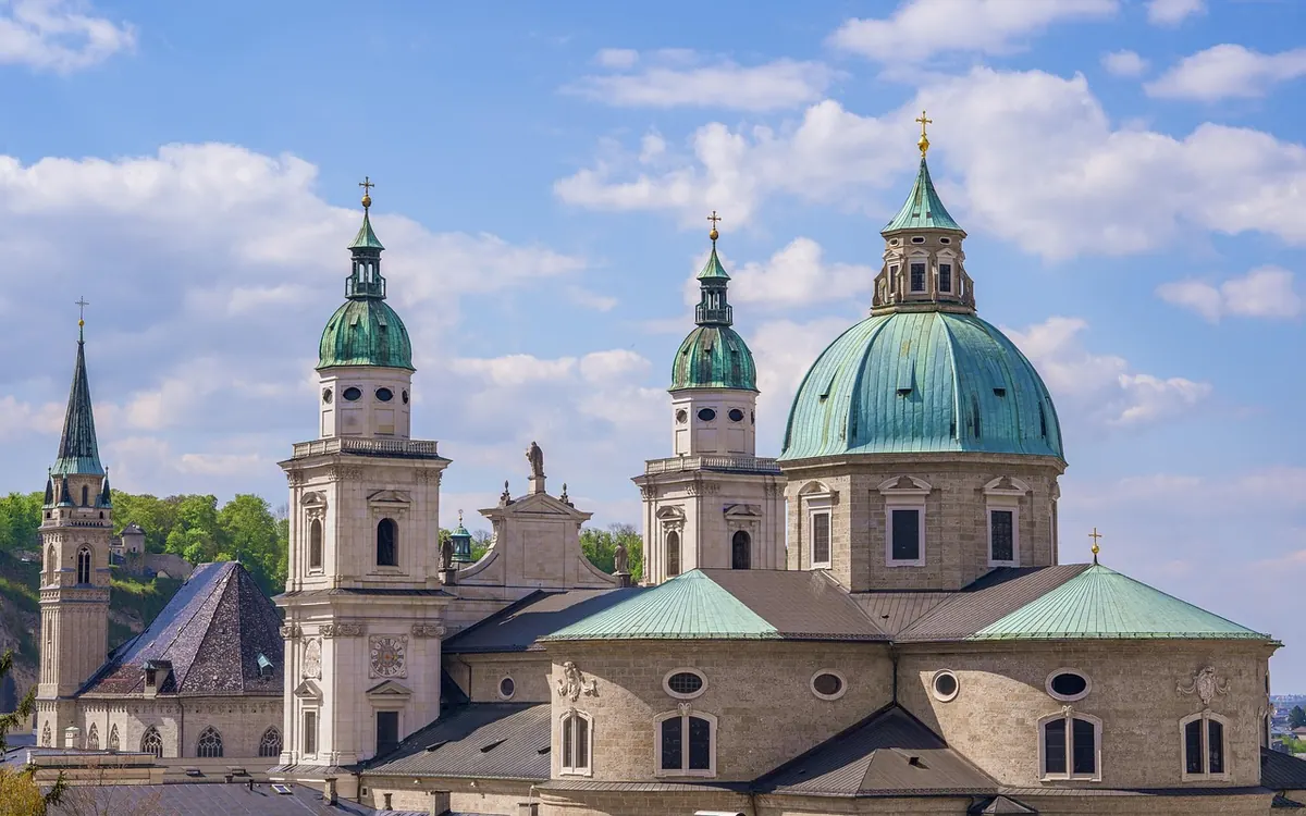 Salzburg Cathedral in the old town