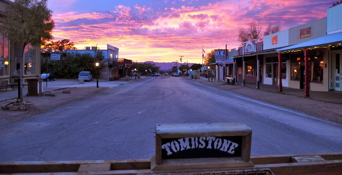 The main street of Tombstone, Arizona