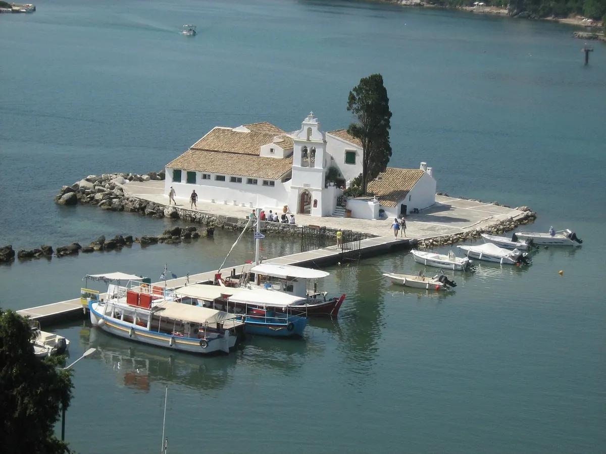 Vlacherna Monastery and Mouse Island