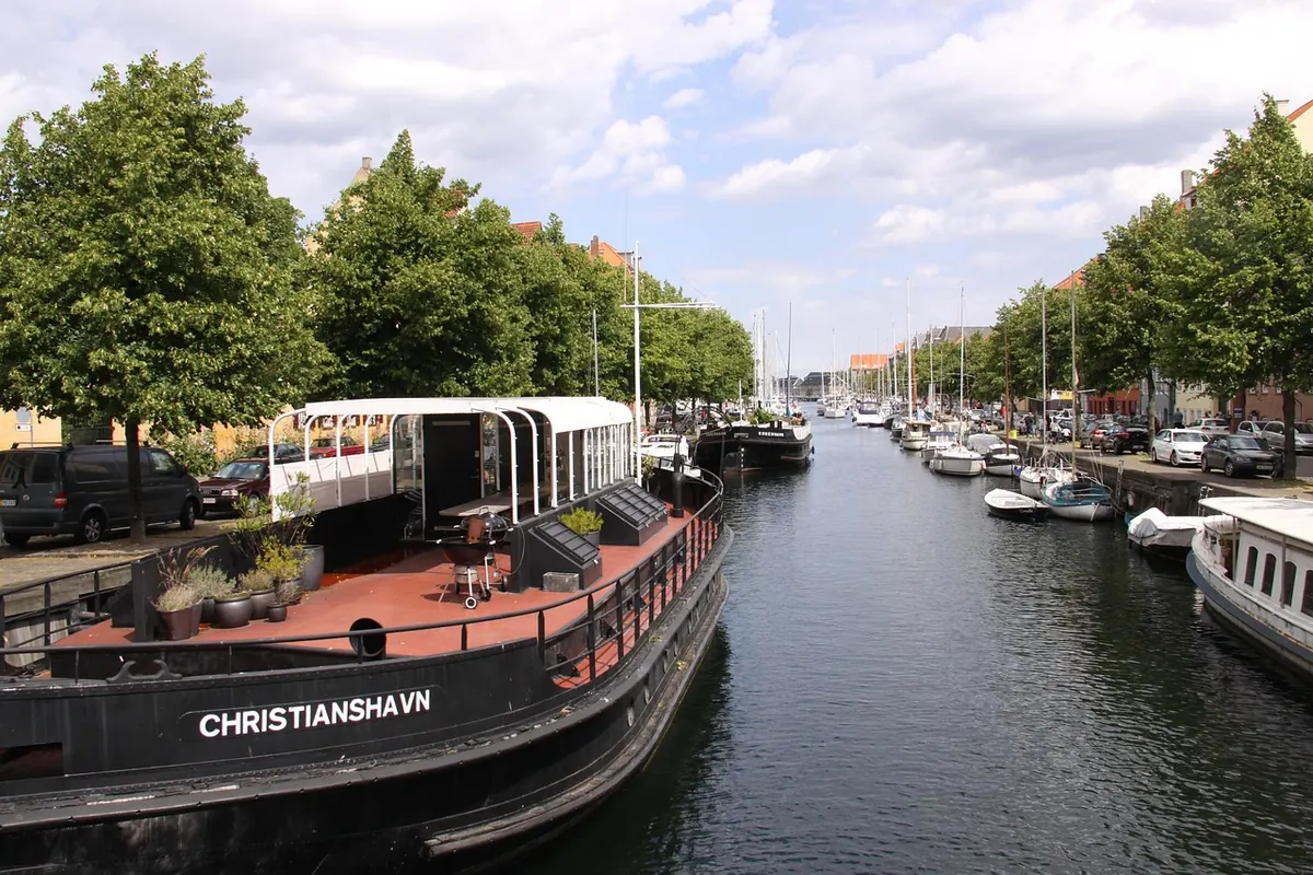A canal in Christianshavn, Copenhagen