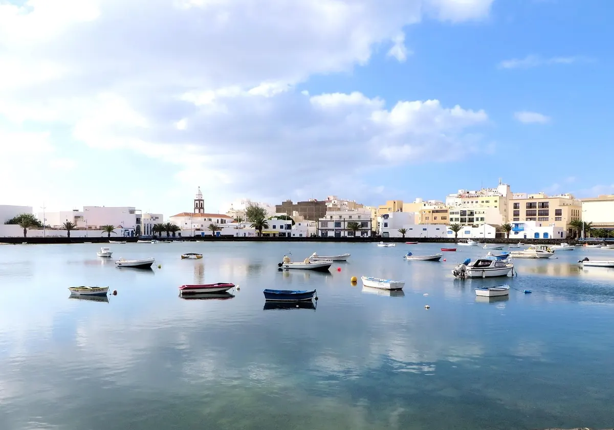 The lagoon in Arrecife