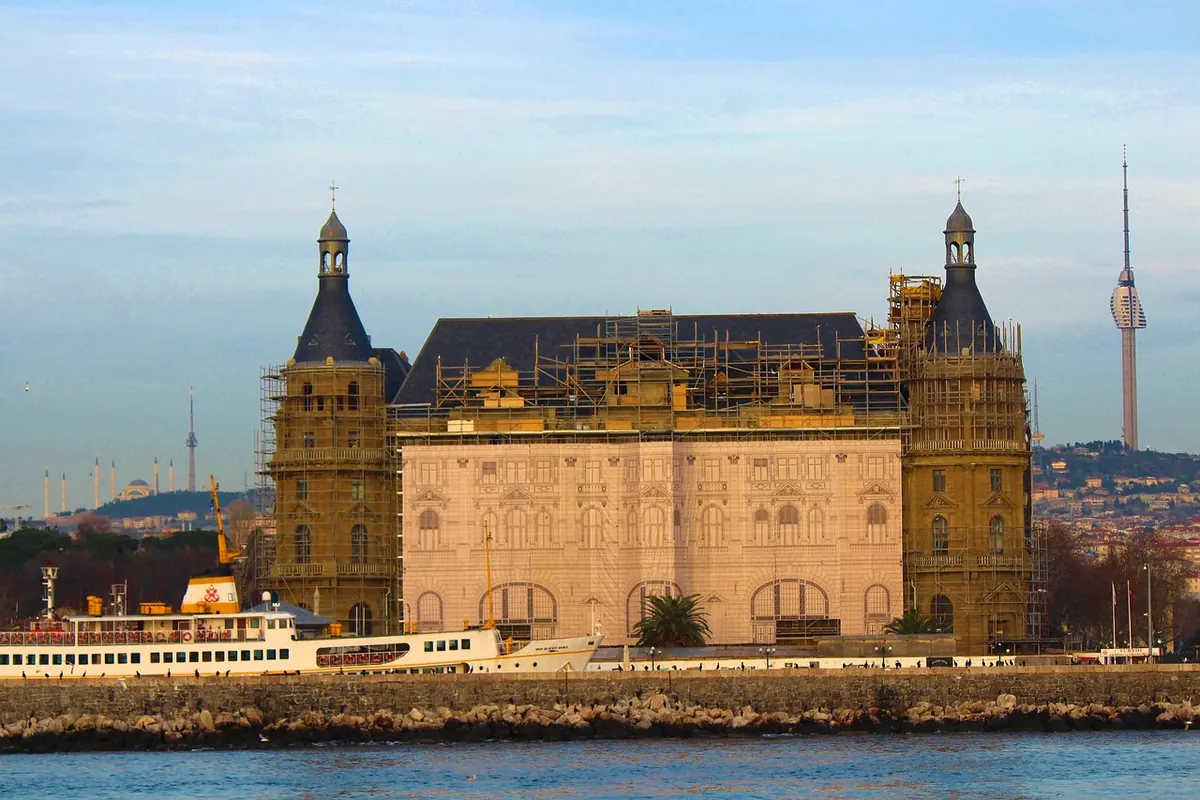 Haydarpaşa station near Kadıköy