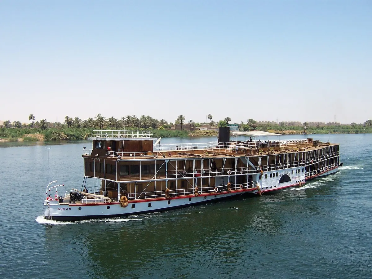 A river boat on the Nile