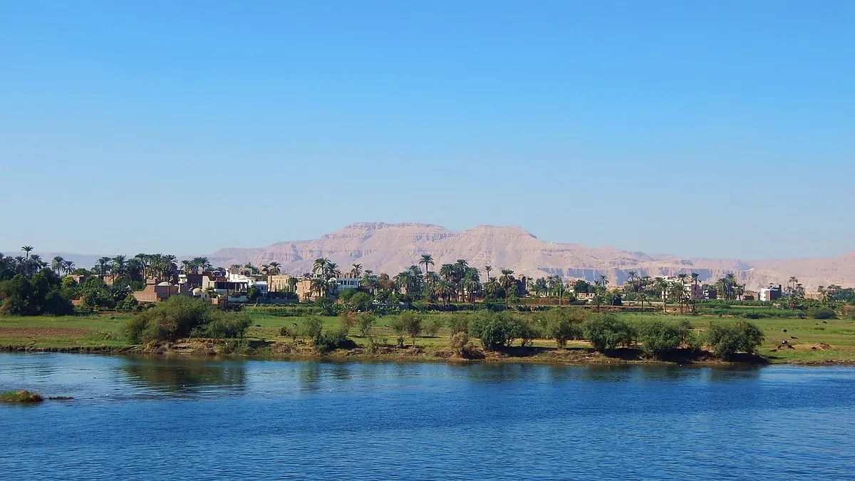 The Nile near Luxor
