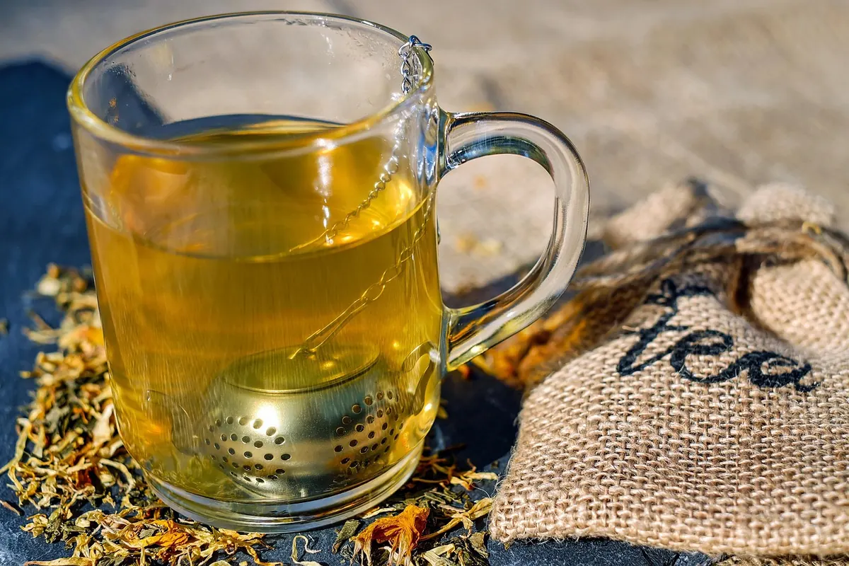 Tea in a glass