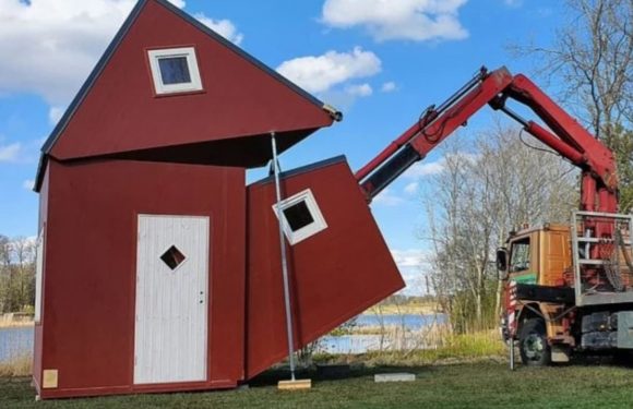 Fordable houses can go anywhere with a truck, set up in 3 hours: Video