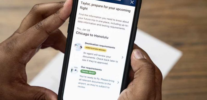 United Airlines Has a New Online Feature to Help You Get 'Travel-Ready' Amid COVID-19