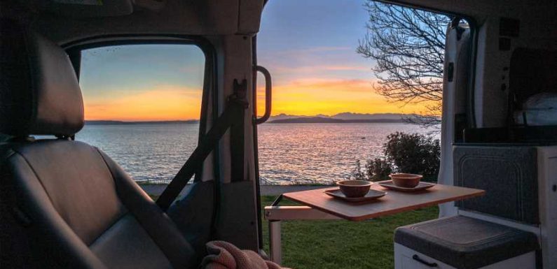 Spend Valentine's Day in a Luxe Camper Van for Two That Includes Chocolates, Flowers, and a Campsite Booking