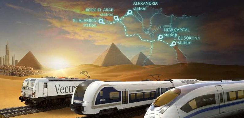 Egypt's First High-speed Train Line Will Connect the Red Sea to the Mediterranean