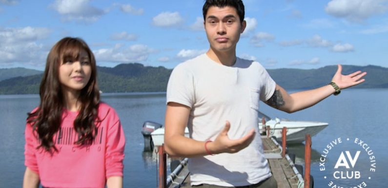 Henry Golding is the perfect travel partner in this exclusive clip from Welcome To Railworld Japan