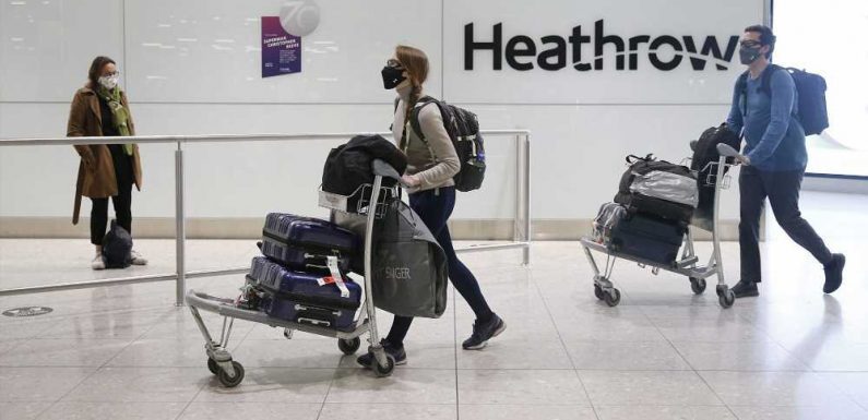 UK Will Require Travelers From COVID-19 Hot Spots to Quarantine in a Hotel Starting Feb. 15