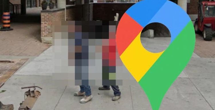 Google Maps Street View: Two builders spotted in hilarious position