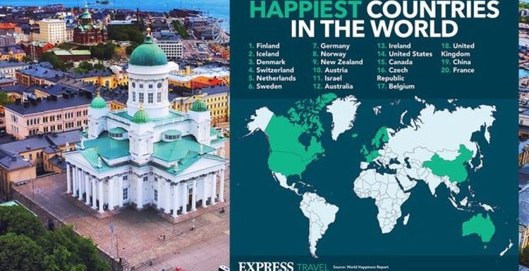 Holidays: Finland crowned happiest country in the world but UK plummets in ranking