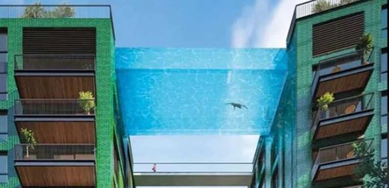 World’s first floating sky pool is kind of terrifying