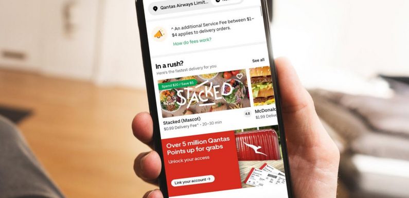You could earn thousands of Qantas points by ordering Uber Eats