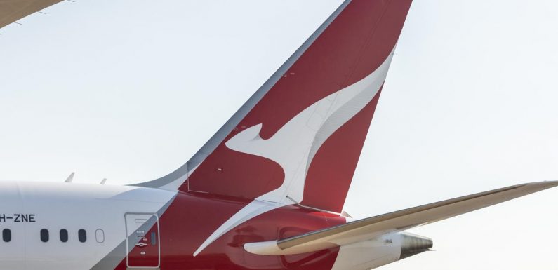 Baggage vehicle crashes into Qantas jet on tarmac