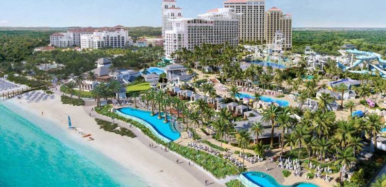 Baha Mar's New Oceanfront Water Park Will Have 24 Slides, a Coaster, and an Outdoor Casino