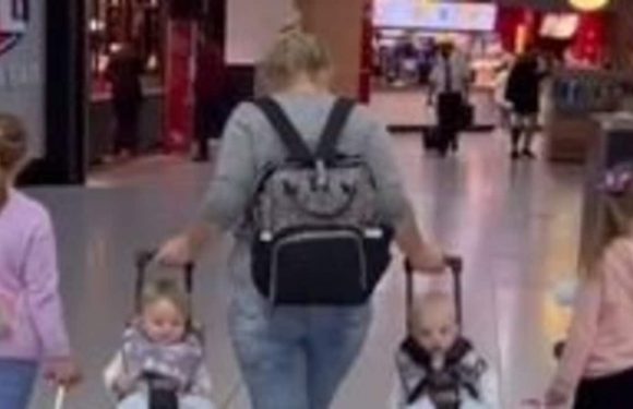 TikTok mum shares airport baby travel hack