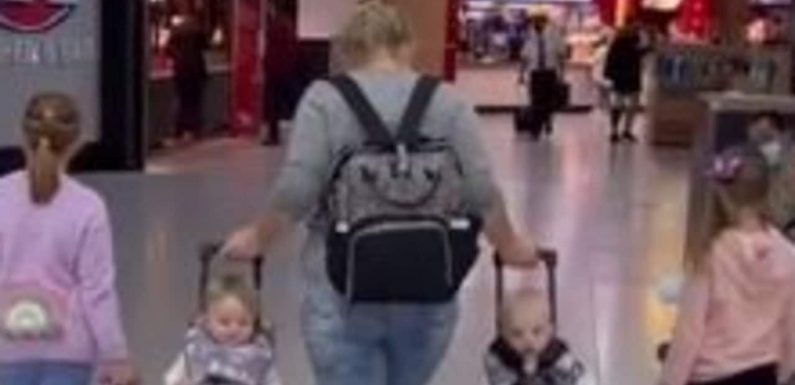 TikTok mum shares airport baby travel hack