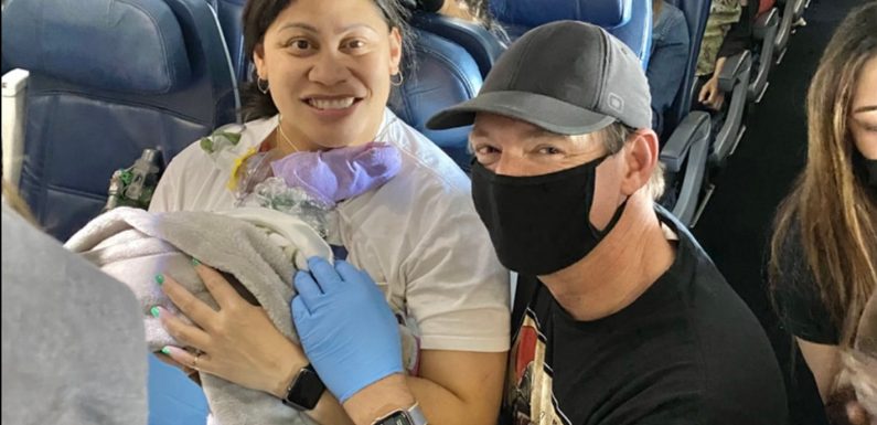 Unexpected passenger: Woman gives birth to premature baby aboard Delta flight to Hawaii