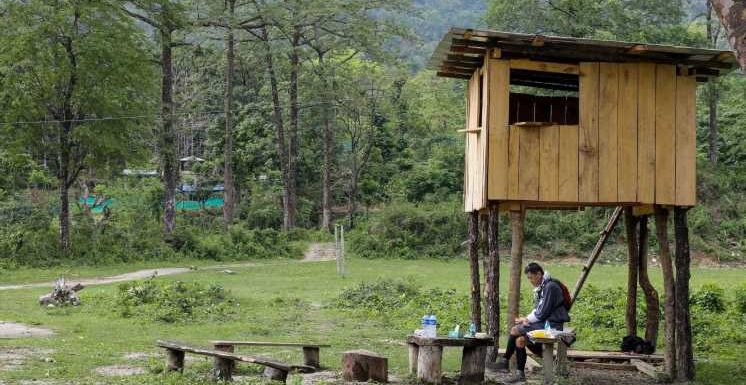 Bhutan's king has been hiking and camping across his mountainous kingdom to oversee pandemic measures