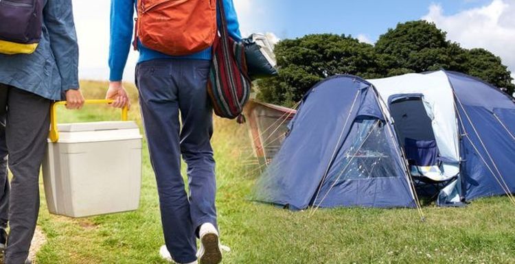 Camping and caravan: Britons could be slapped with fines of up to £2,500 this summer