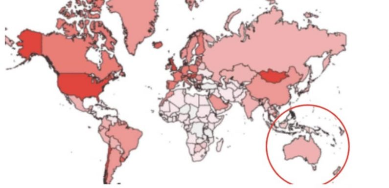 Crazy NZ mistake on covid-19 vax map