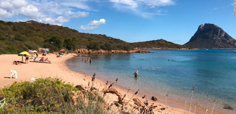 Dozens of tourists fined after police seize 200 pounds of sand and shells taken from Sardinia's beaches