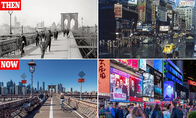 New York – then and now, in pictures