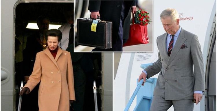 Royal protocol sees Princess Anne and Prince Charles travel with ‘secret’ luggage tags