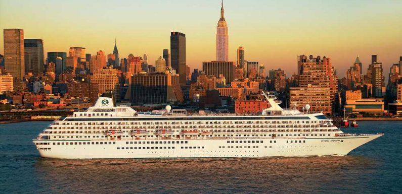 Crystal Symphony sailing Bermuda cruises from Boston and New York