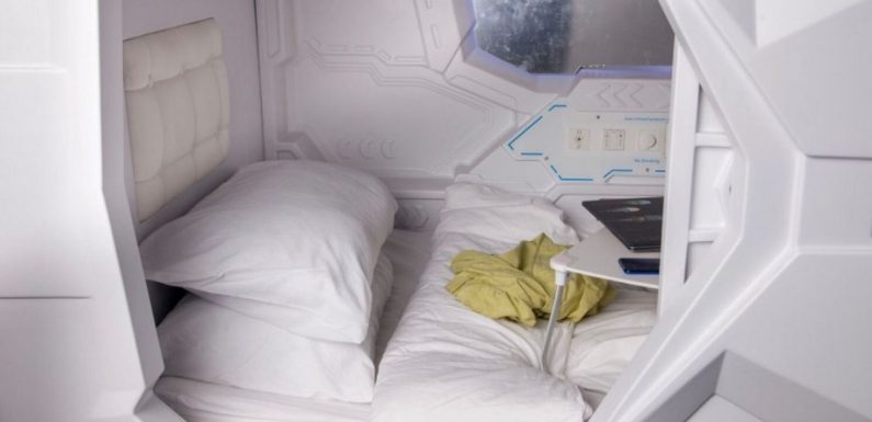 Japanese-style affordable ‘capsule hotels’ open up in the UK for £30 a night