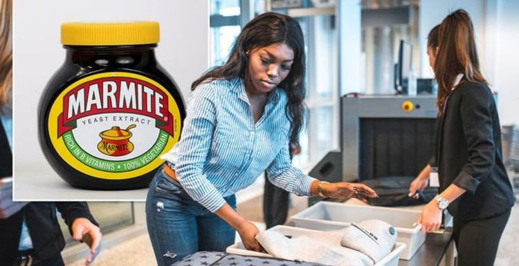 Hand luggage: Strict rules could see Marmite and jam confiscated by security