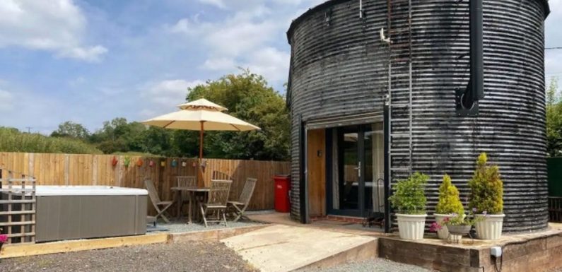 Look inside quirky AirBnB host’s converted silo with a modern twist