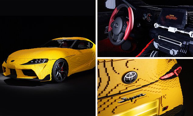 The incredible life-size LEGO Toyota Supra – that can be driven