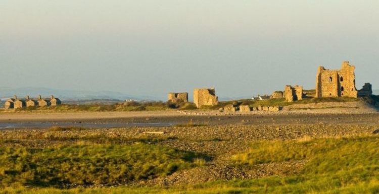 Tiny Cumbria island that only has three houses, a pub and and  castle