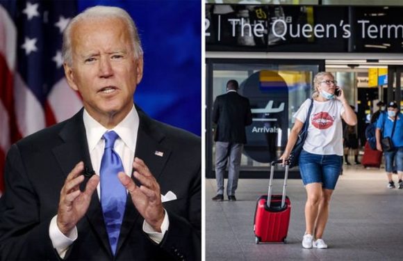US travel ban: Biden ‘wishing’ to accept fully-vaccinated UK visitors in a matter of weeks
