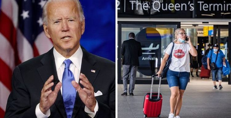 US travel ban: Biden ‘wishing’ to accept fully-vaccinated UK visitors in a matter of weeks