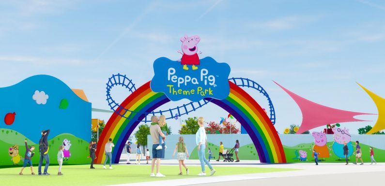 World’s first Peppa Pig theme park to open next year with six thrilling rides