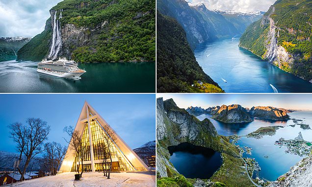 Exploring the majestic Norwegian fjords on board a luxury cruise ship