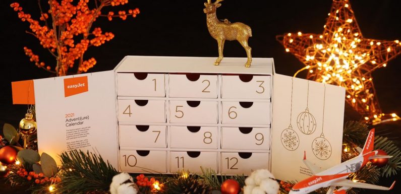EasyJet launches advent calendar filled with travel gifts like return flights