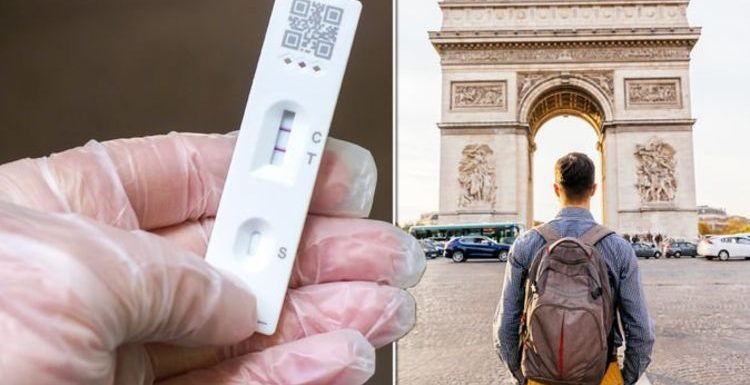 BREAKING: UK travellers to France will need a negative PCR test result from today and NHS