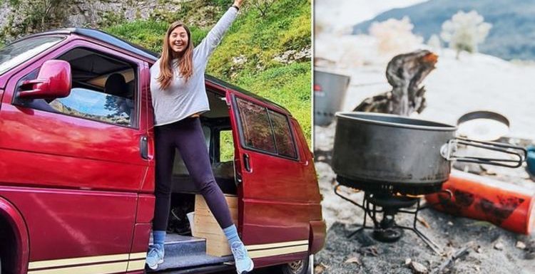 Caravan couple detail ‘very basic’ campervan stove set up ‘a little more like camping’